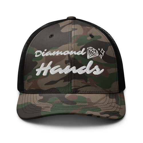 Camouflage trucker hat